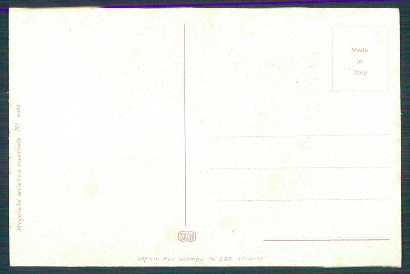 Artist Signed San Marco Romantic Couple serie 2023 cartolina TC1240 – retro