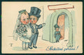 Artist Signed Czech Artist Children serie 224 cartolina TC1242 – fronte