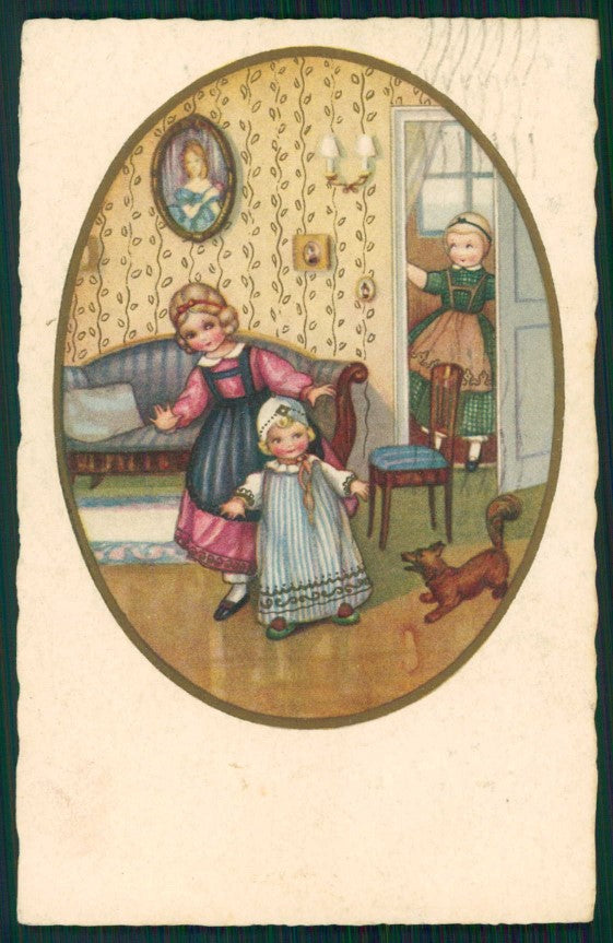 Artist Signed Children Fairy Tales Fotocelere serie 513 cartolina TC1248 – fronte
