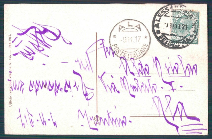 Artist Signed Ronchi Glamour Fashion Lady serie 2202 cartolina TC1258 – retro
