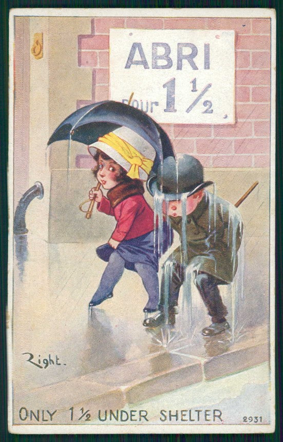 Artist Signed Right Children Lapina serie 2931 cartolina TC1288 – fronte