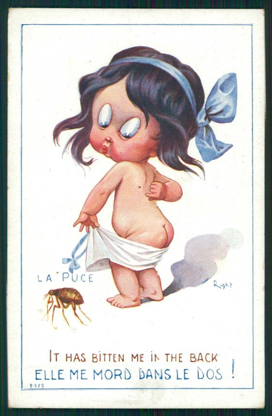 Artist Signed Right Girl Lapina serie 2979 cartolina TC1294 – fronte
