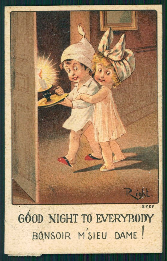 Artist Signed Right Children Lapina serie 2797 cartolina TC1296 – fronte