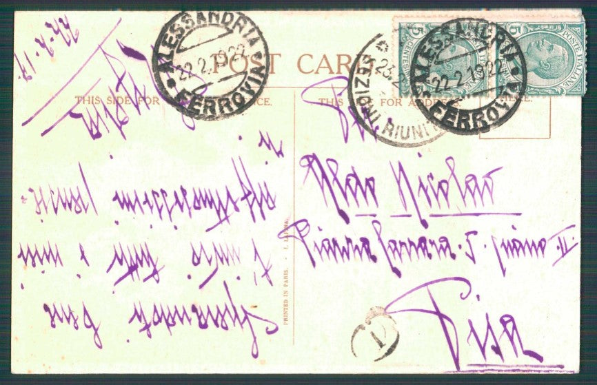 Artist Signed Right Children Lapina serie 2797 cartolina TC1296 – retro