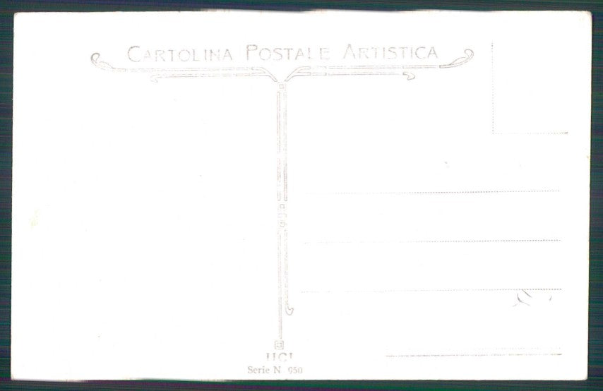 Artist Signed Romantic Couple serie 950 cartolina TC1305 – retro