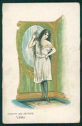 Artist Signed Glamour Fashion Lady serie 6004 cartolina TC1311 – fronte