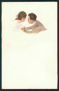 Artist Signed Romantic Couple serie 2194 ABRASA cartolina TC1324 – fronte