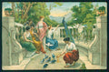 Artist Signed Lady Vita Romana Roman Life cartolina TC1338 – fronte