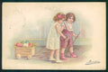 Artist Signed Rondina Children Easter serie 421-1 cartolina TC1344 – fronte