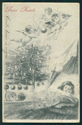 Artist Signed Alco Scrocchi Christmas Angels serie 1134 cartolina TC1369 – fronte