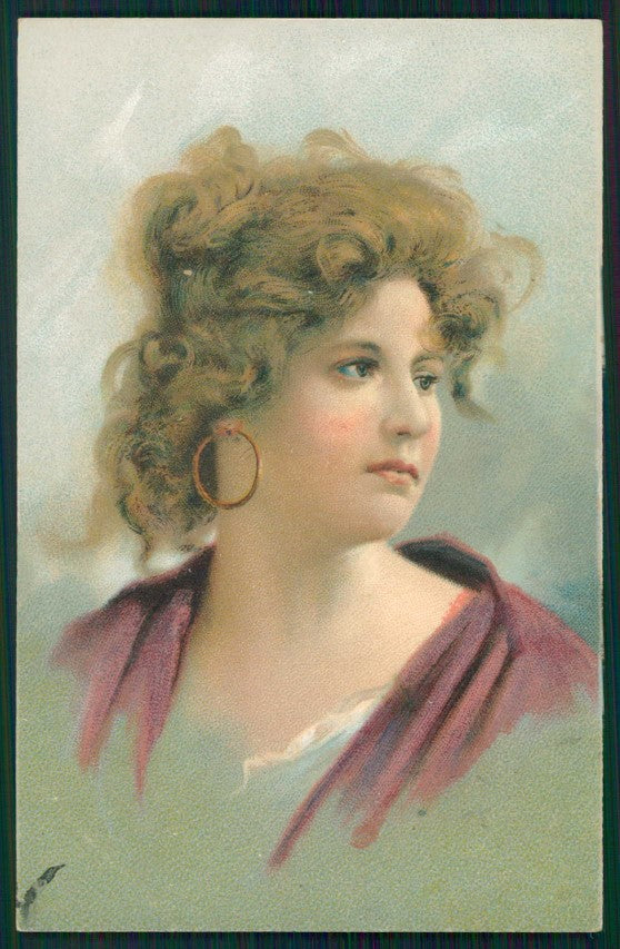 Artist Signed Italian Types Costumi serie 8266 cartolina TC1379 – fronte