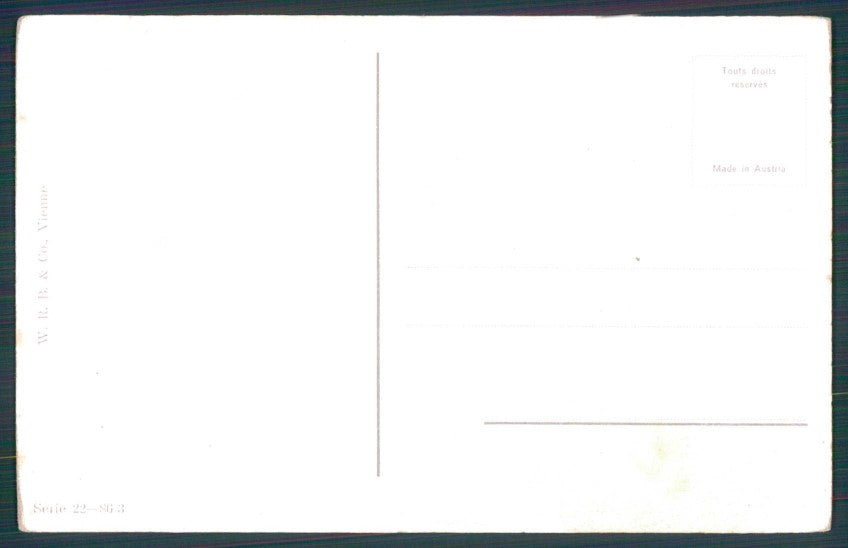 Artist Signed Glamour Fashion Lady serie 22-86 3 cartolina TC1435 – retro