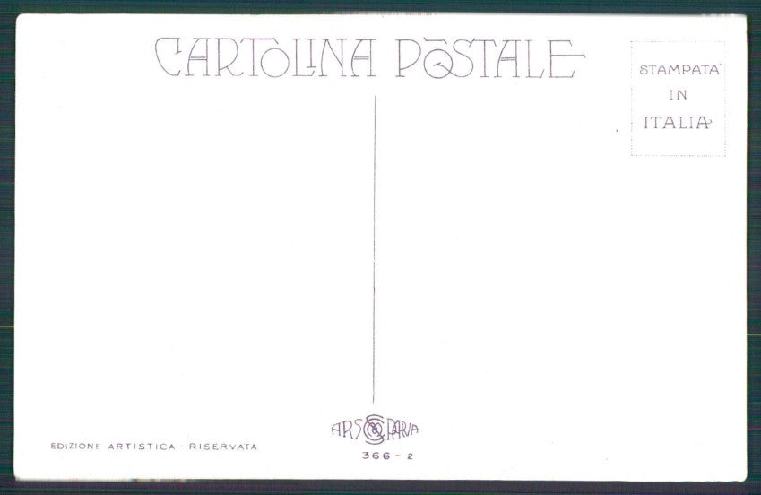 Artist Signed Glamour Fashion Lady serie 366-2 cartolina TC1438 – retro