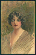 Artist Signed Glamour Fashion Lady Velvet serie 1308 cartolina TC1448 – fronte