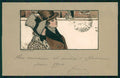 Artist Signed E Parkinson Viennoise Couple MM Vienne serie 165 cartolina TC1523 – fronte