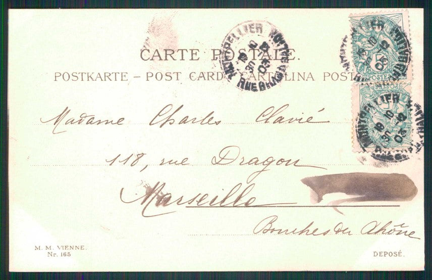 Artist Signed E Parkinson Viennoise Couple MM Vienne serie 165 cartolina TC1523 – retro