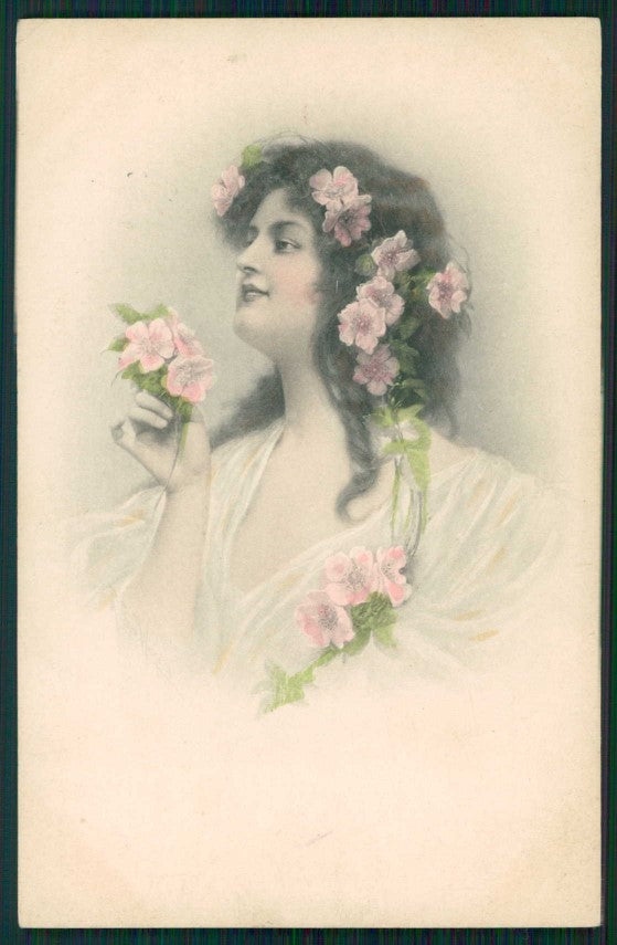 Artist Signed Wichera Viennoise MM Vienne serie 322 PIEGHINA cartolina TC1530 – fronte