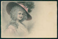 Artist Signed Viennoise Lady MM Vienne serie 112 cartolina TC1562 – fronte