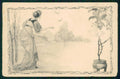 Artist Signed Viennoise Lady and Child MM Vienne cartolina TC1568 – fronte