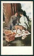 Artist Signed Underwood Romantic Couple MM Vienne serie 389 cartolina TC1569 – fronte