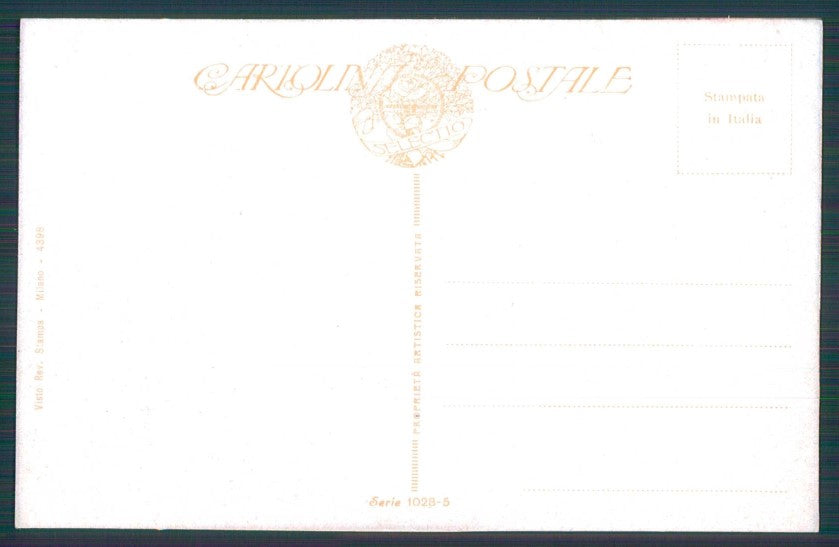 Artist Signed Guerzoni Romantic Couple serie 1028-5 cartolina TC1626 – retro