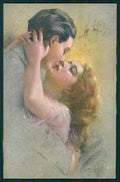 Artist Signed Guerzoni Romantic Couple serie 1028-6 cartolina TC1629 – fronte