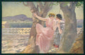 Artist Signed Guerzoni Romantic Couple serie 1034-3 cartolina TC1647 – fronte