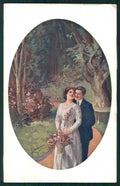 Artist Signed Guerzoni Romantic Couple serie 1040-1 cartolina TC1680 – fronte