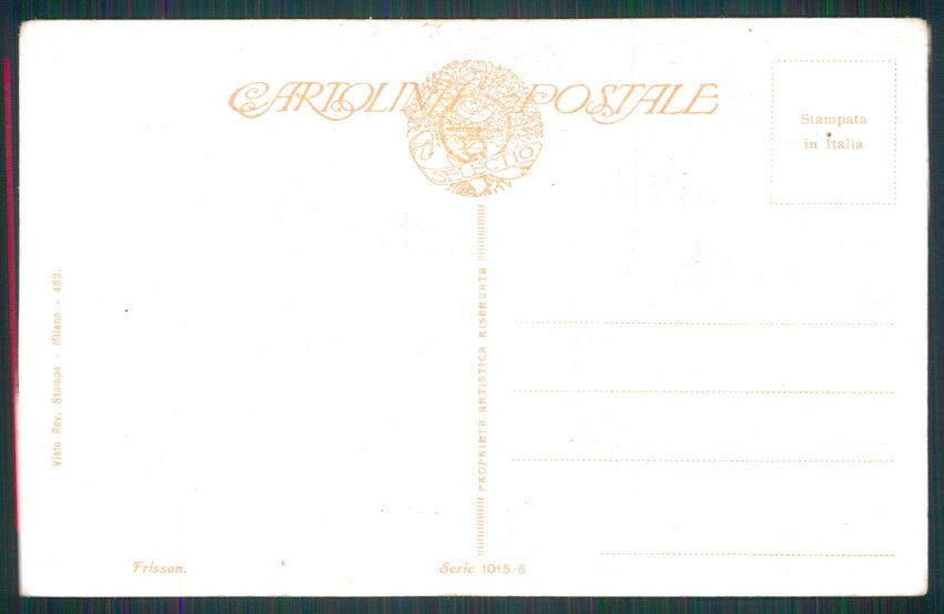 Artist Signed Guerzoni Romantic Couple serie 1015-6 cartolina TC1691 – retro