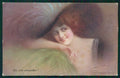 Artist Signed Guerzoni Lady Tuck Oilette serie 9645 cartolina TC1702 – fronte