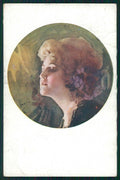 Artist Signed Guerzoni Lady serie 1016-5 cartolina TC1714 – fronte