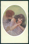 Artist Signed Guerzoni Romantic Couple serie 340-6 cartolina TC1721 – fronte