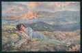 Artist Signed Guerzoni Lady Stelle Alpine serie 1009-3 cartolina TC1735 – fronte