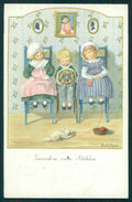 Artist Signed Pauli Ebner Children MM Vienne serie 1270 postcard TC2194 – fronte