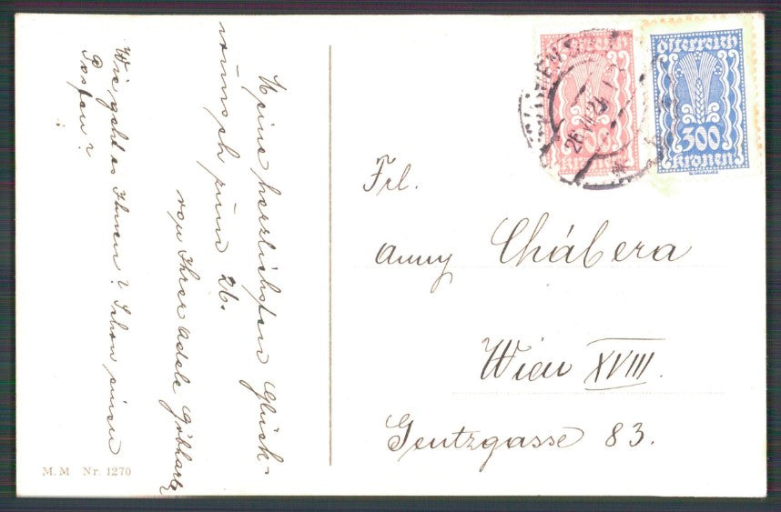Artist Signed Pauli Ebner Children MM Vienne serie 1270 postcard TC2194 – retro