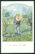 Artist Signed Pauli Ebner Children MM Vienne serie 1263 postcard TC2196 – fronte