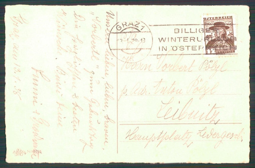 Artist Signed Pauli Ebner Children serie 1075 postcard TC2263 – retro