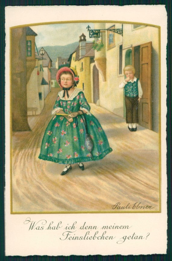 Artist Signed Pauli Ebner Children Dondorf serie 2463 postcard TC2266 – fronte