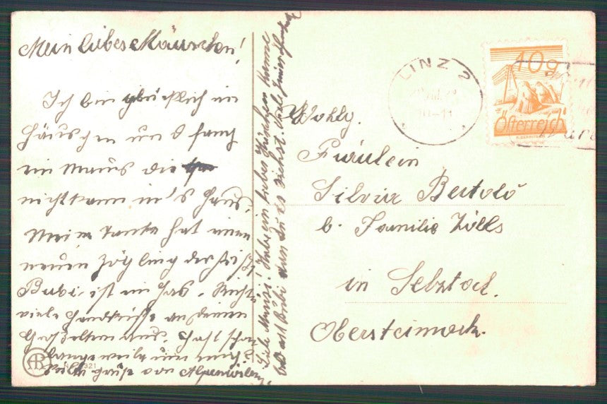Artist Signed Pauli Ebner Children serie 1321 postcard TC2280 – retro