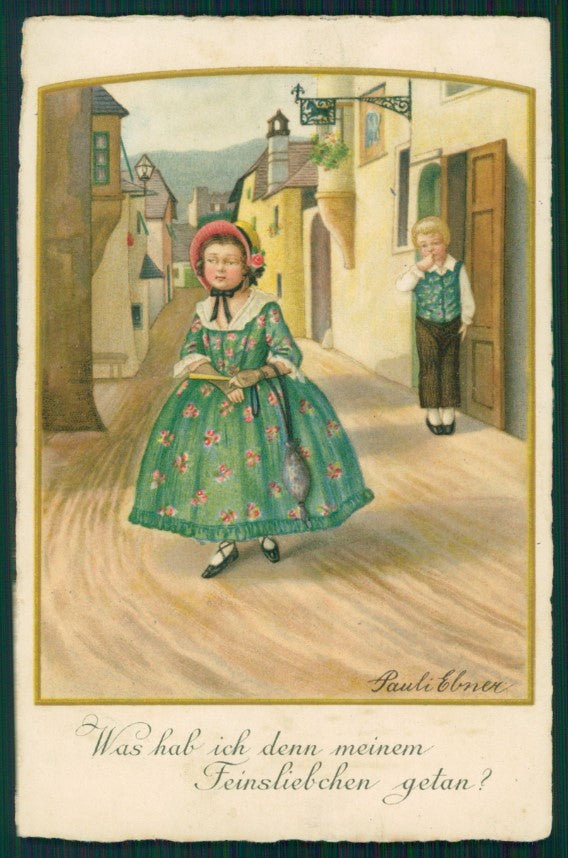 Artist Signed Pauli Ebner Children Dondorf serie 2463 postcard TC2293 – fronte