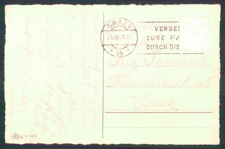 Artist Signed Pauli Ebner Children serie 1075 postcard TC2295 – retro
