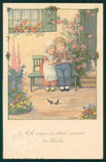 Artist Signed Pauli Ebner Children MM Vienne serie 1158 postcard TC2336 – fronte