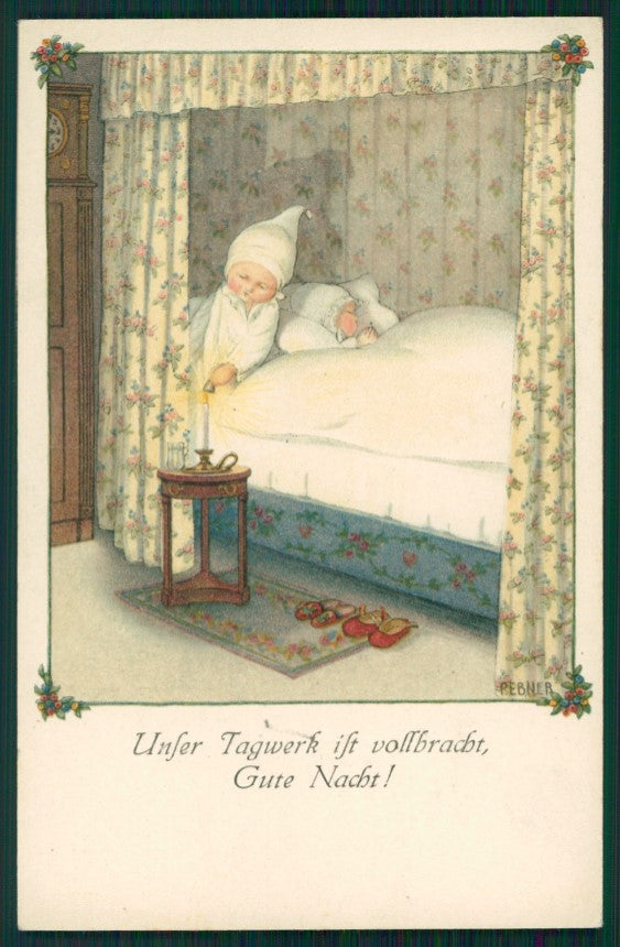 Artist Signed Pauli Ebner Children MM Vienne serie 1158 postcard TC2342 – fronte