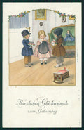Artist Signed Pauli Ebner Children MM Vienne serie 1202 postcard TC2344 – fronte
