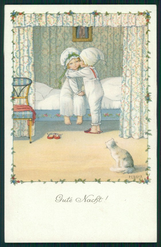 Artist Signed Pauli Ebner Children MM Vienne serie 1158 postcard TC2346 – fronte