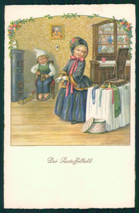 Artist Signed Pauli Ebner Children Dondorf serie 2485 postcard TC2362 – fronte