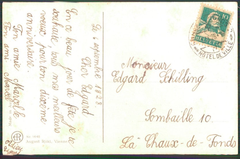 Artist Signed Pauli Ebner Children serie 1448 postcard TC2363 – retro