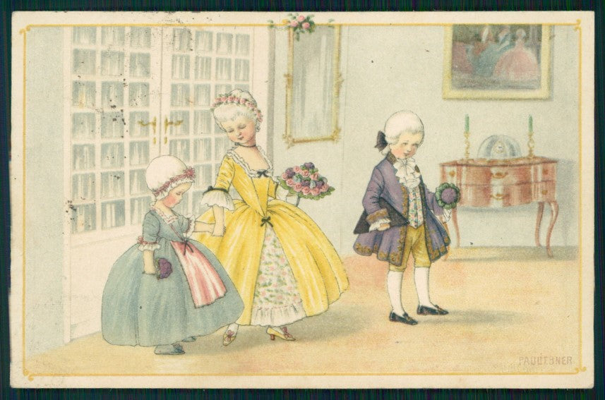 Artist Signed Pauli Ebner Children MM Vienne serie 1191 postcard TC2385 – fronte