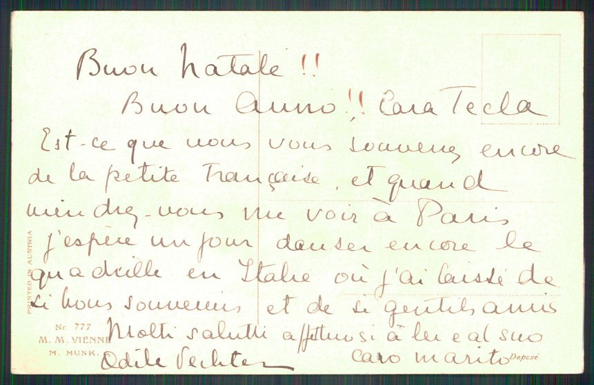 Artist Signed Pauli Ebner Children MM Vienne serie 777 postcard TC2388 – retro