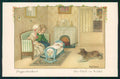 Artist Signed Pauli Ebner Children Collie Dog serie 1362 postcard TC2427 – fronte